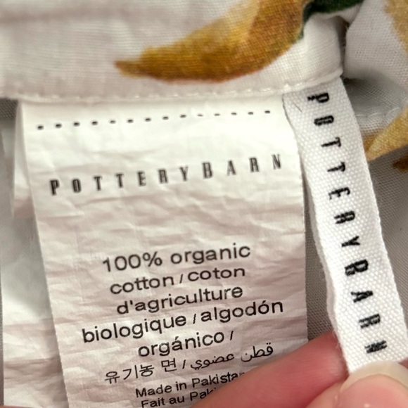 Pottery Barn Winter Pine Birds Standard Pillow Shams - Set of 2 - Picture 6 of 10